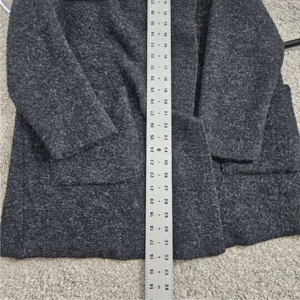 Zara Knit Women's Open Front Shawl Jacket Oversized Front Pockets Size S - Picture 5 of 14